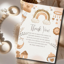 Rainbow Boho Baby Shower Gender Neutral