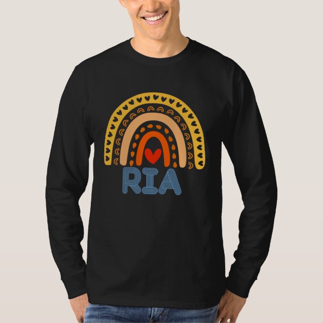 Rainbow Boho Ria T Shirt (Framsida)