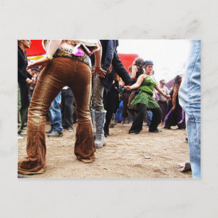 Rainbow Boogie Postcard Vykort
