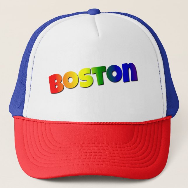 Rainbow Boston Font Keps (Framsida)