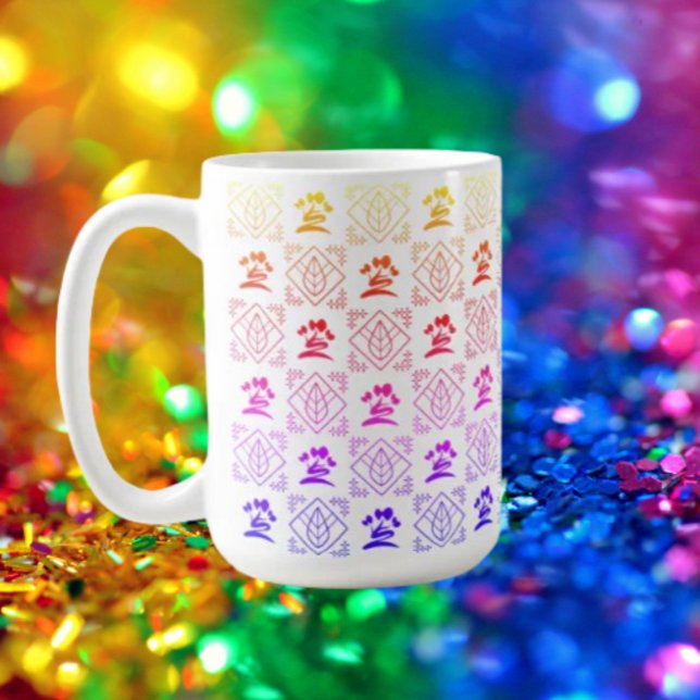 Rainbow Botanical Delight Kaffemugg (Skapare uppladdad)