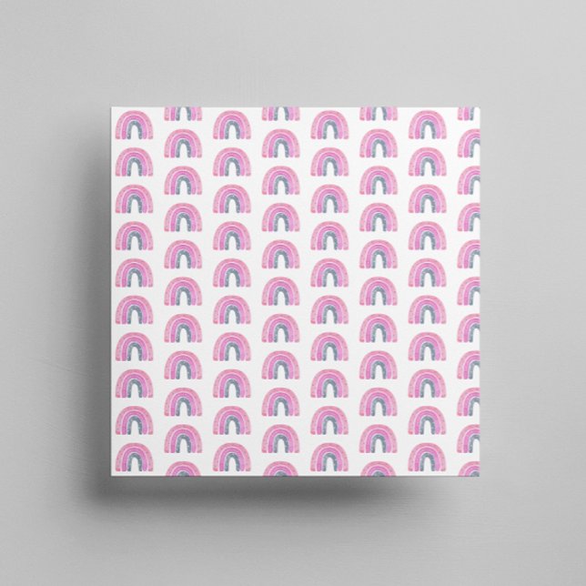 Rainbow Boy Shower Square Pappersservett (Skapare uppladdad)