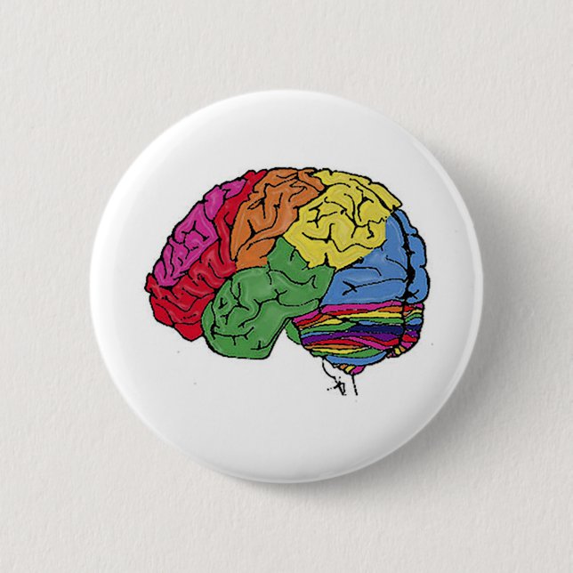 Rainbow Brain Knapp (Framsida)