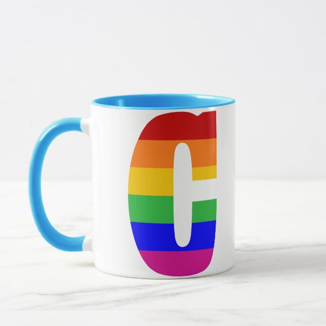 Rainbow Brev C Mugg (Vänster)