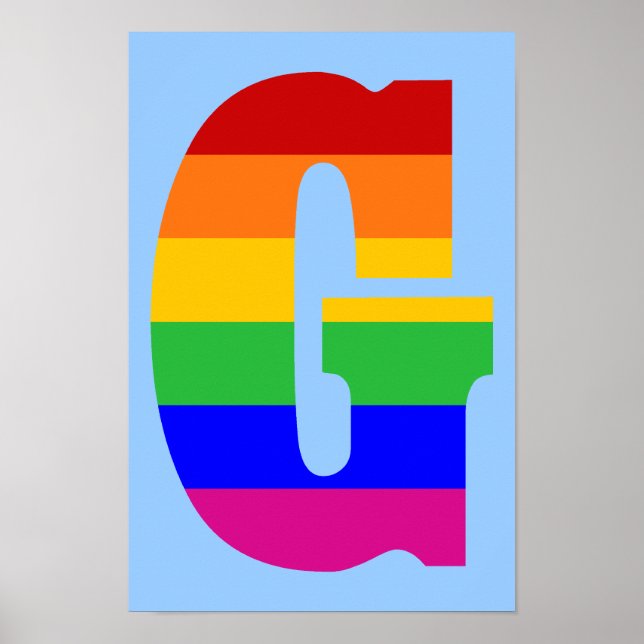 Rainbow Brev G Poster (Framsidan)