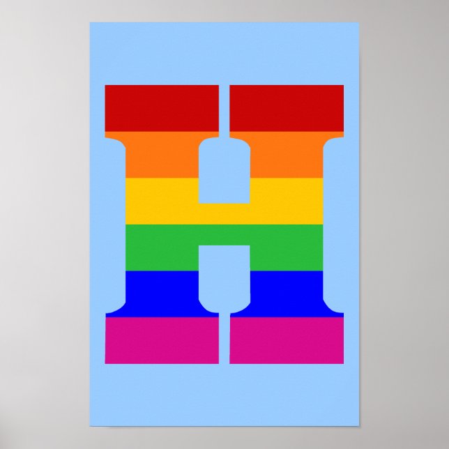 Rainbow Brev H Poster (Framsidan)