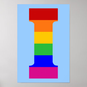 Rainbow Brev I Poster