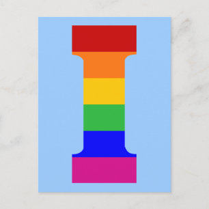 Rainbow Brev I Vykort