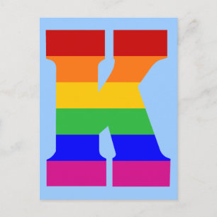 Rainbow Brev K Vykort