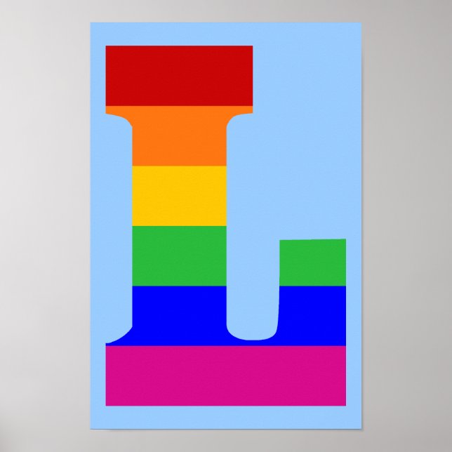 Rainbow Brev L Poster (Framsidan)