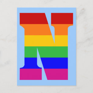 Rainbow Brev N Vykort