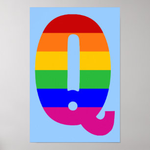 Rainbow Brev Q Poster