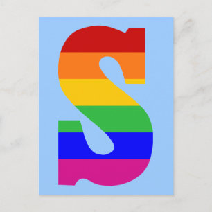 Rainbow Brev S Vykort