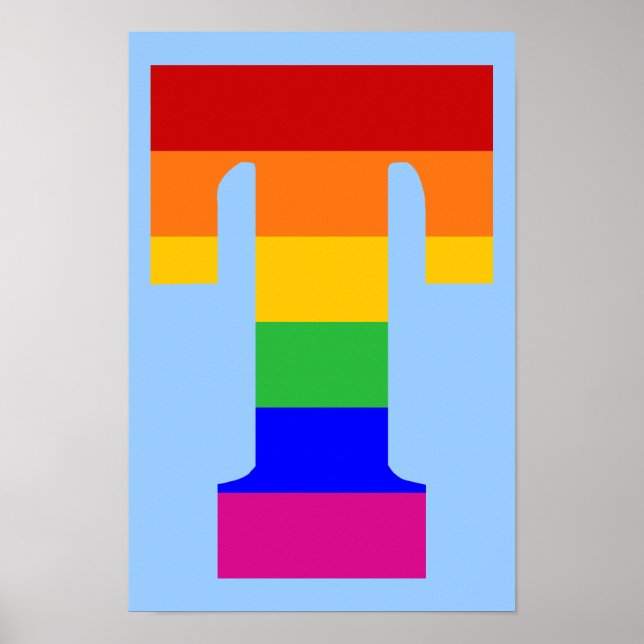 Rainbow Brev T Poster (Framsidan)