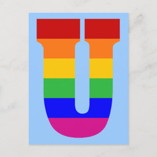 Rainbow Brev U Vykort