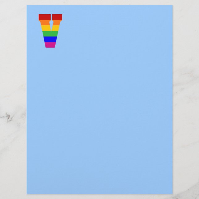 Rainbow Brev V (Framsida)