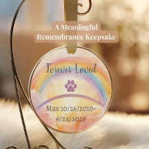 Rainbow Bridge Förlorad Husdjur Ornament | Interak