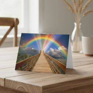 Rainbow Bridge Husdjur Minnesförlust Katt Hund Kort
