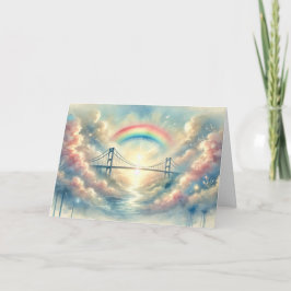 Rainbow Bridge Husdjurs Sympatikort Kort
