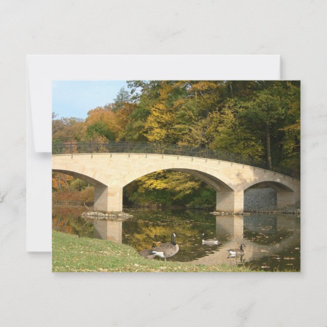 Rainbow Bridge i Fall på Grove City College (Framsida)