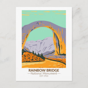 Rainbow Bridge National Monument Utah Vintage på s Vykort