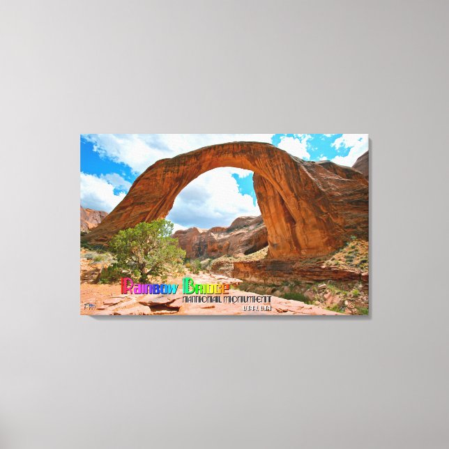 Rainbow Bridge Nat'l Monument Canvastryck (Framsida)