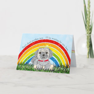 Rainbow Bridge Pet Loss Sympathy Kort
