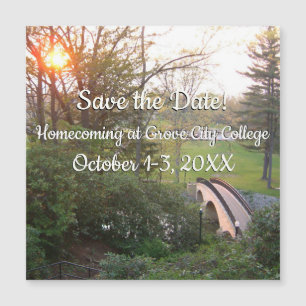 Rainbow Bridge Solnedgång vid Grove City College