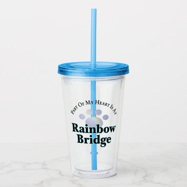 Rainbow Bridge Tass Acrylic Tumbler Take Away Mugg (Framsida)