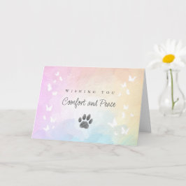 Rainbow Bridge Tassavlor Kattt Förlust Sympati Kort