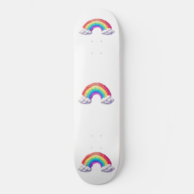 Rainbow Bridge till Dreams Mini Skateboard Bräda 18,5 Cm (Framsida)
