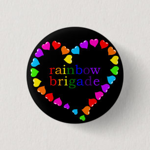 Rainbow Brigade mörk Knapp