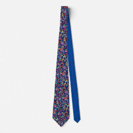 Rainbow Broken Glass Neck Tie Slips