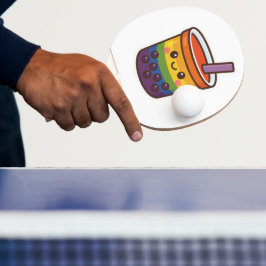 Rainbow Bubble Tea LGBTQ+ Pride Pingisracket