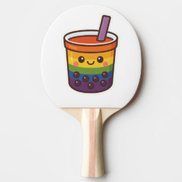 Rainbow Bubble Tea LGBTQ+ Pride Pingisracket