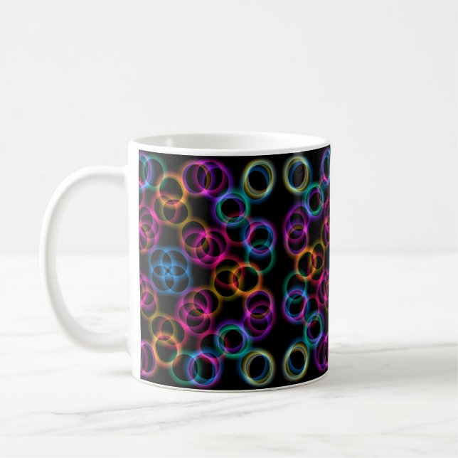 Rainbow Bubbles Kaffemugg (Vänster)