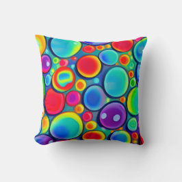 Rainbow Bubbles Kudde