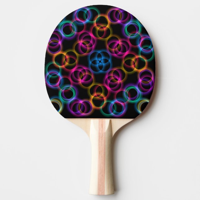 Rainbow Bubbles Pingisracket (Framsidan)