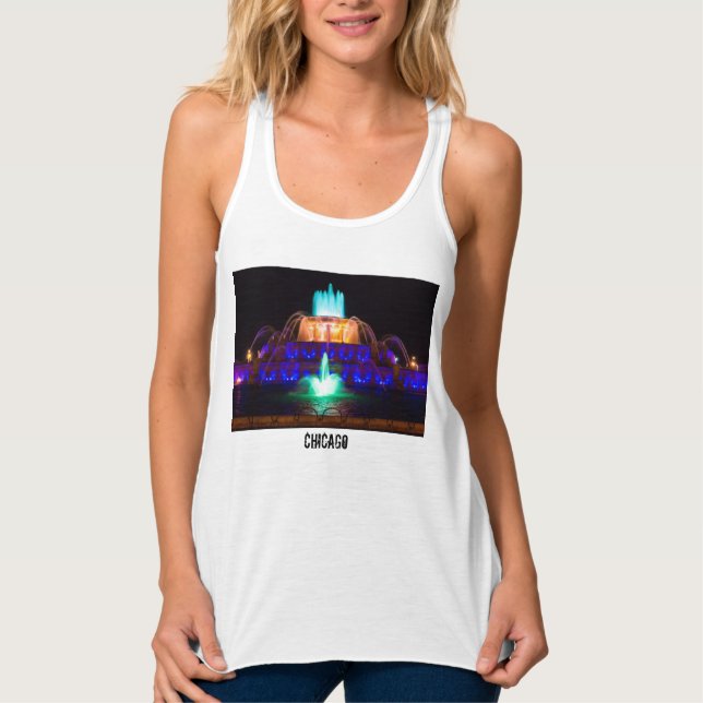 Rainbow Buckingham Tanktop Linne Med Racerback (Framsida)