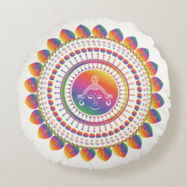 Rainbow Buddha Mandela Dekorativ kudde