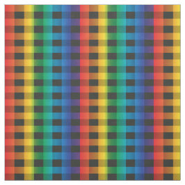 Rainbow Buffalo Play Fabric Tyg