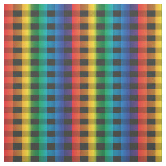 Rainbow Buffalo Play Fabric Tyg