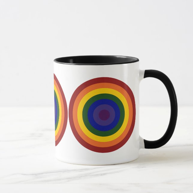 Rainbow Bullseye Mugg (Höger)