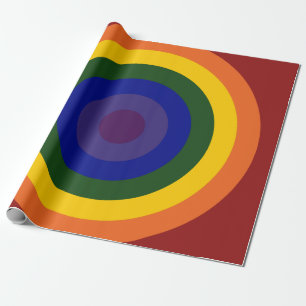 Rainbow Bullseye Presentpapper