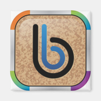 Rainbow Bullytin Board Logotyp Magnet