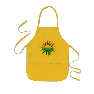 Rainbow Burst apron - välj stil & färg Barnförkläde