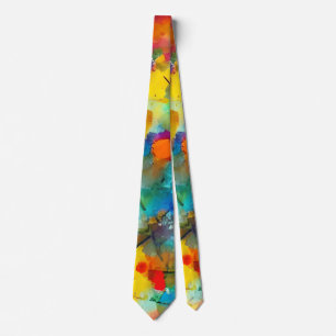 Rainbow Burst Necktie Slips