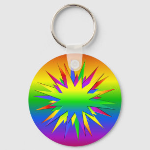 Rainbow Burst nyckelring
