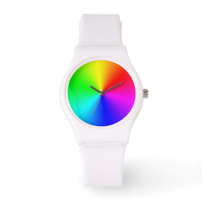 Rainbow Burst - Sporty Watch Armbandsur (Framsida)