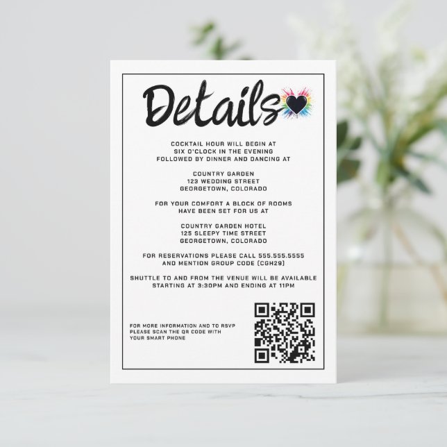 Rainbow Burst Tilläggskort (Stående Fram)